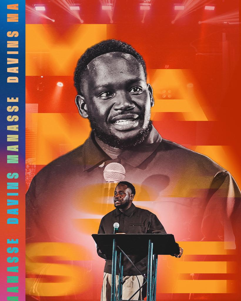 Davins Manasse at the pulpit